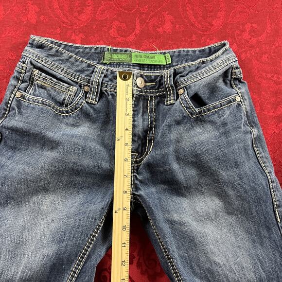 Rock And Roll Jeans Pistol Straight Mens Tagged Sz 30wx30 Actual 29.5x28" - Picture 8 of 12